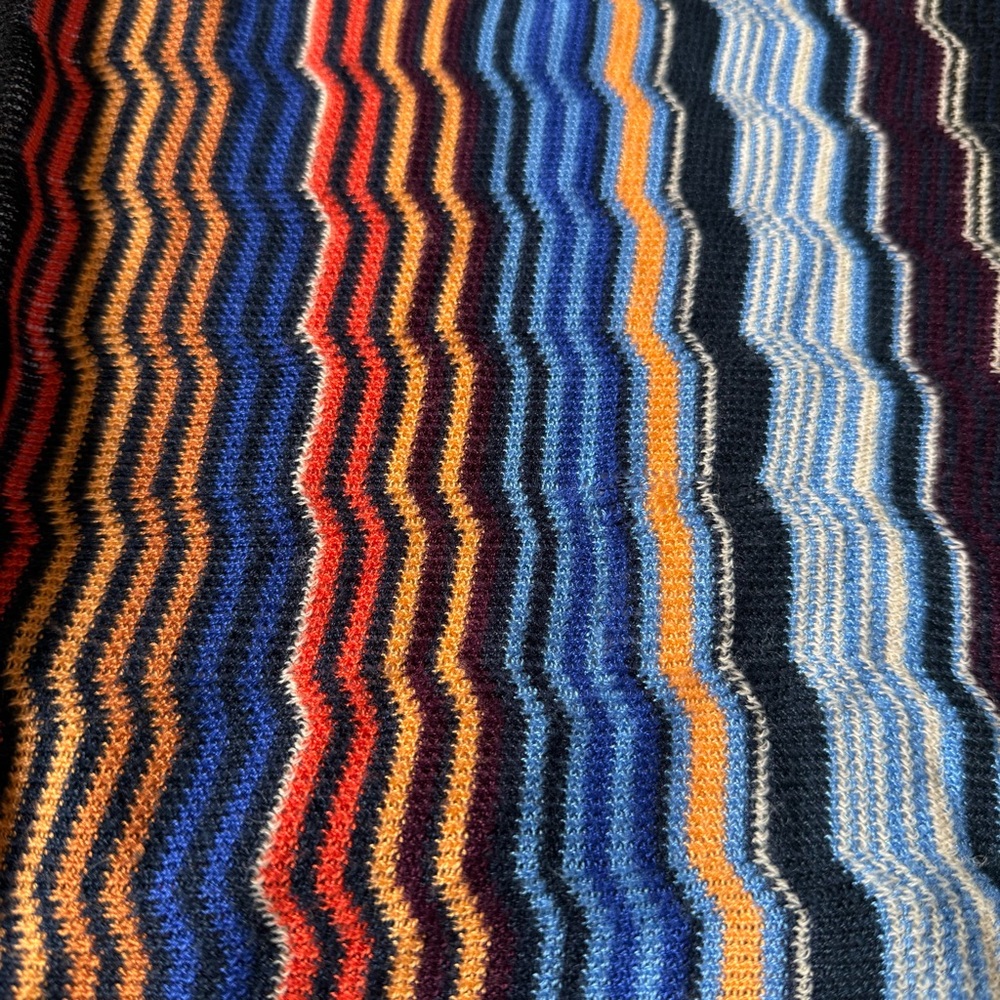 Democracy Multicolor Zigzag Knit Sweater No Size but feels like M - Picture 6 of 6